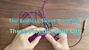 How to Work the Three Needle Bind Off -- Video Tutorial