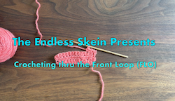 How to Crochet through the Front Loop (FLO) -- Video Tutorial