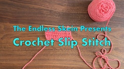 How to Work Slip Stitch in Crochet -- Video Tutorial