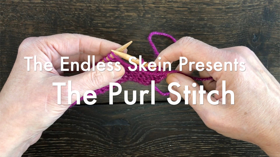 How to Work the Purl Stitch -- Video Tutorial
