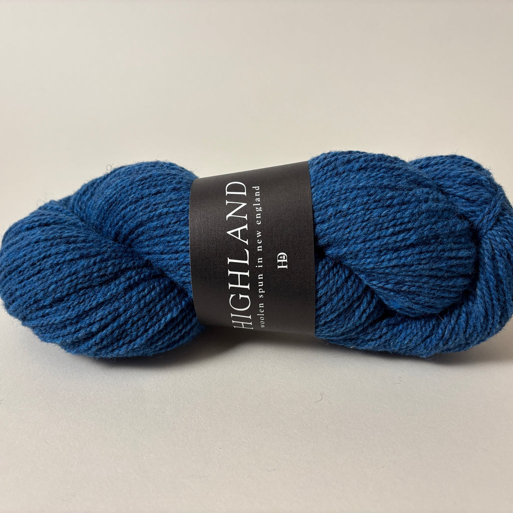 Harrisville Designs Highland yarn in Cobalt