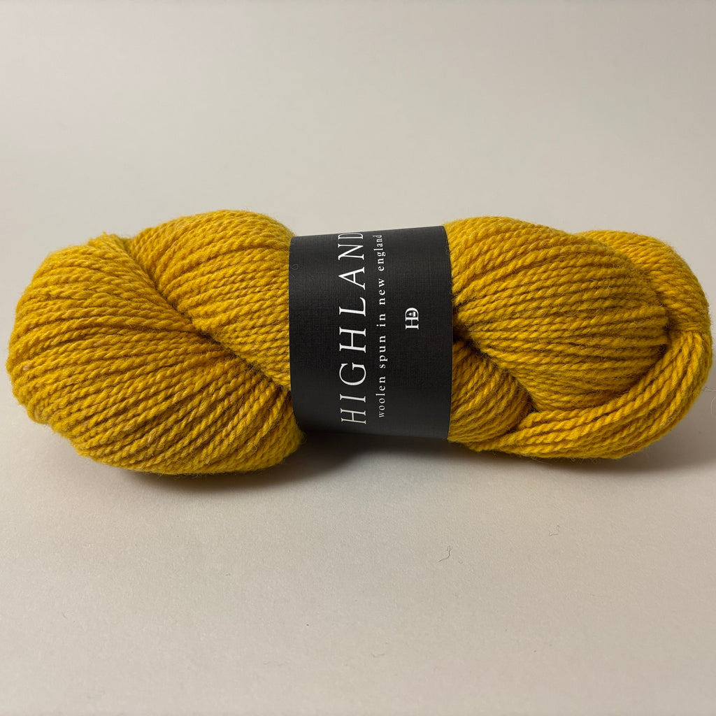 Harrisville Designs Highland yarn in Marigold