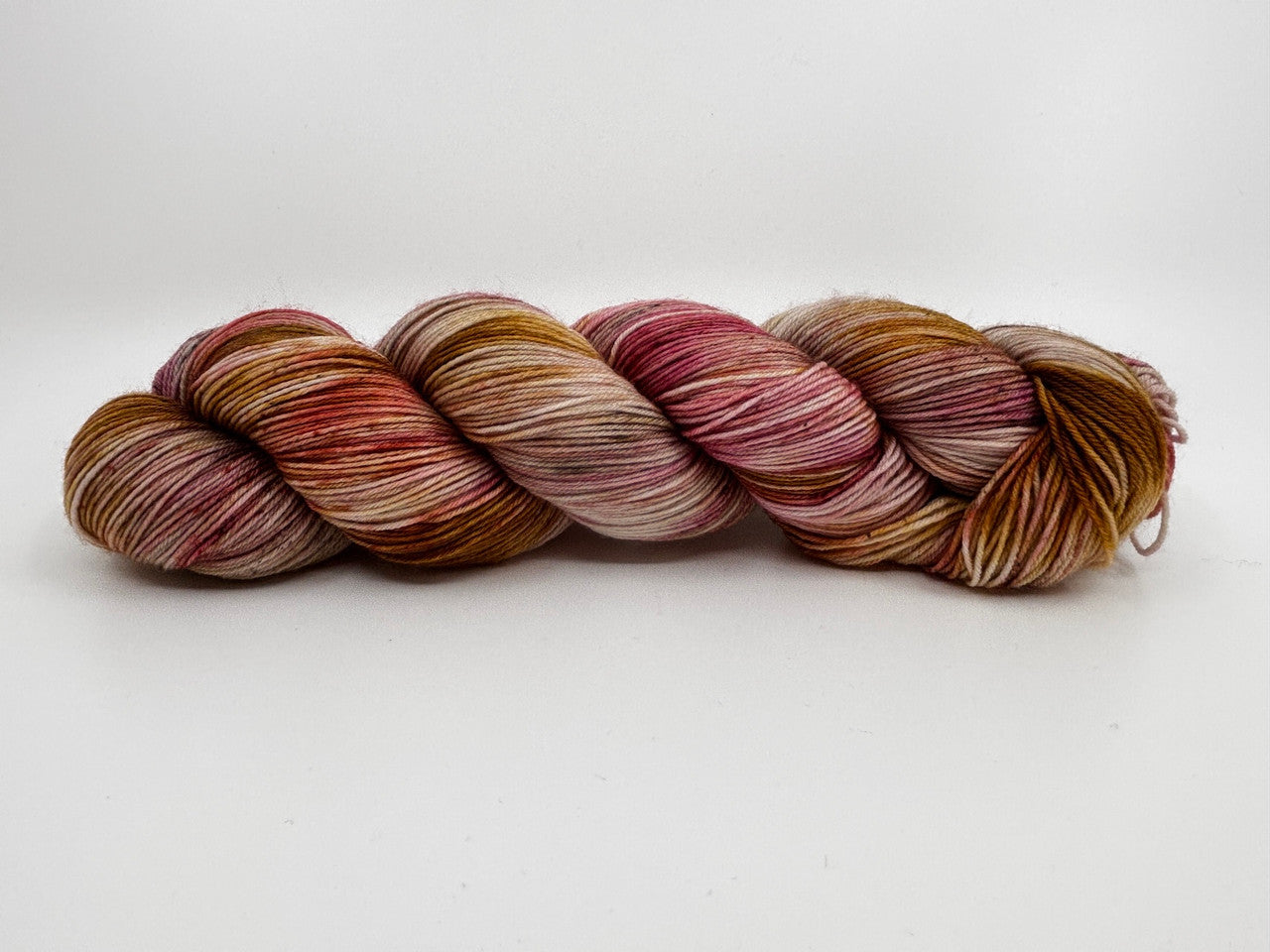 A skein of Made By Hailey Bailey Classic Sock yarn