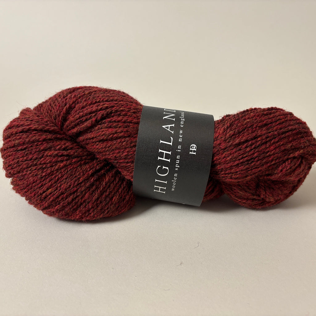 Harrisville Designs Highland yarn in Russet