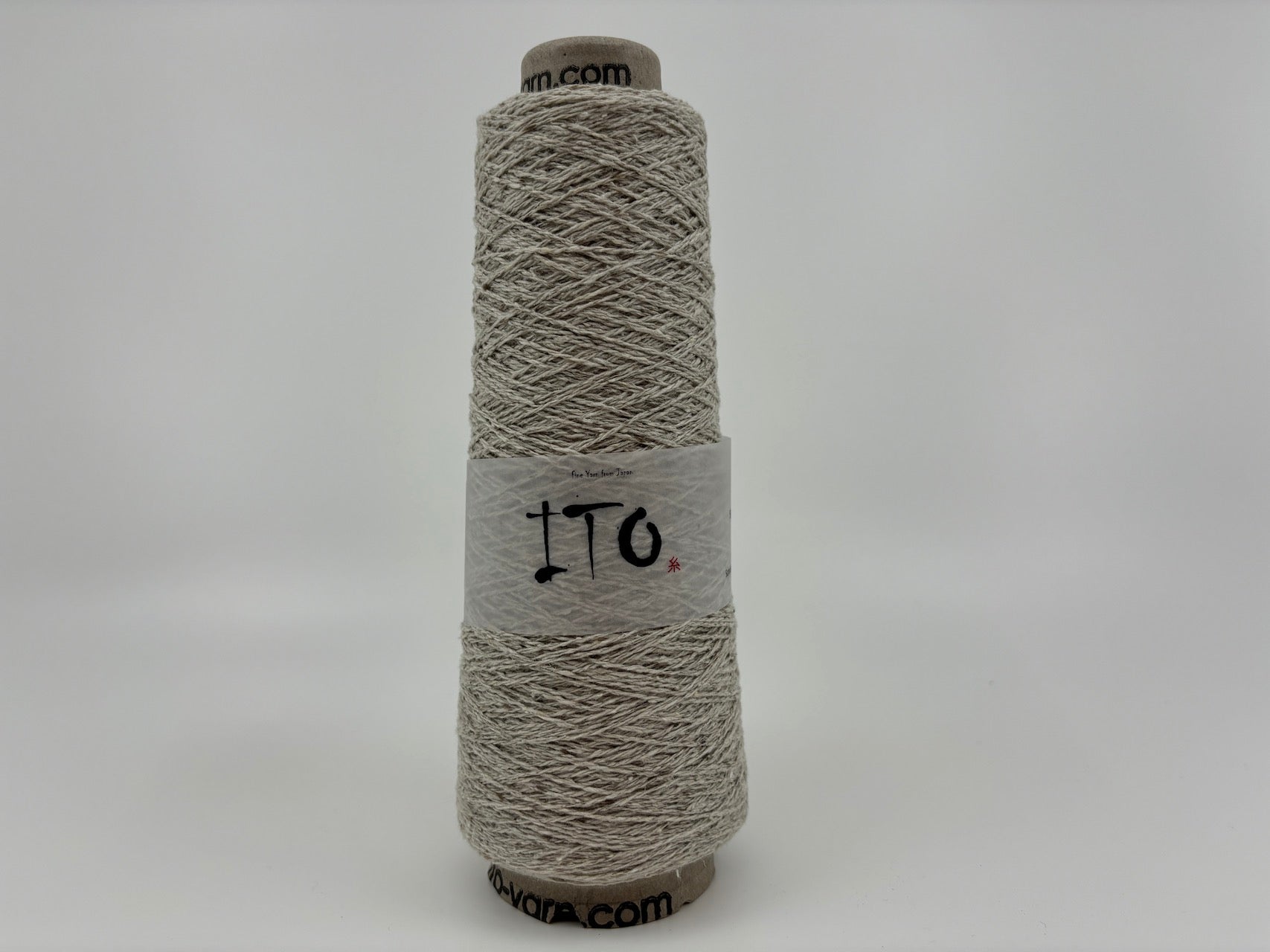 A cone of ITO Kinu yarn