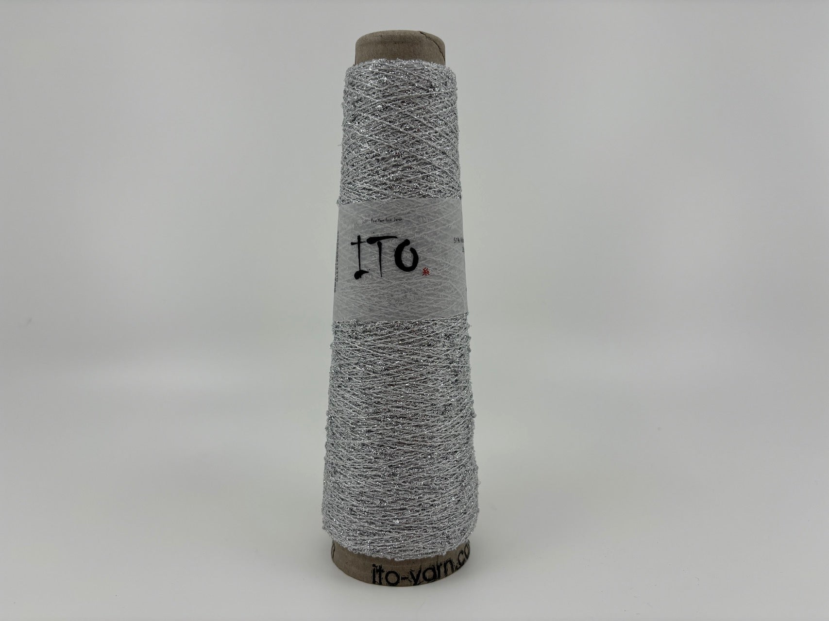 A cone of ITO Kin Gin yarn
