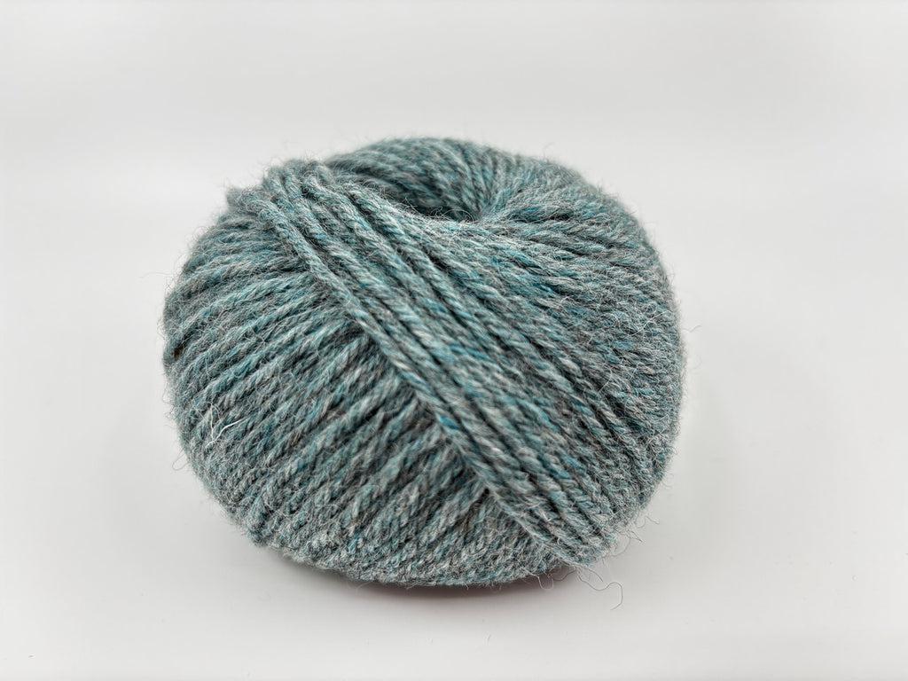 A ball of British Breeds Aran yarn