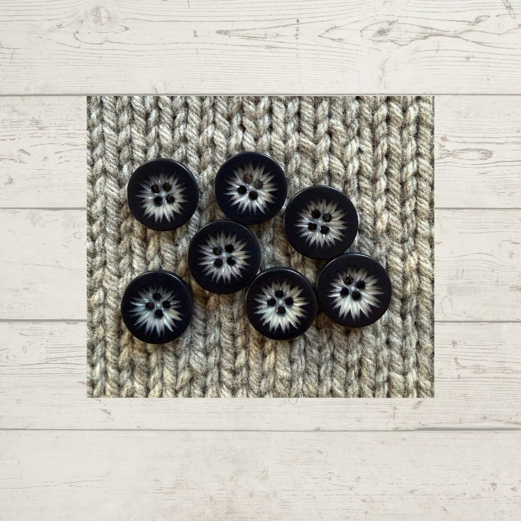 Flower Corozo Button