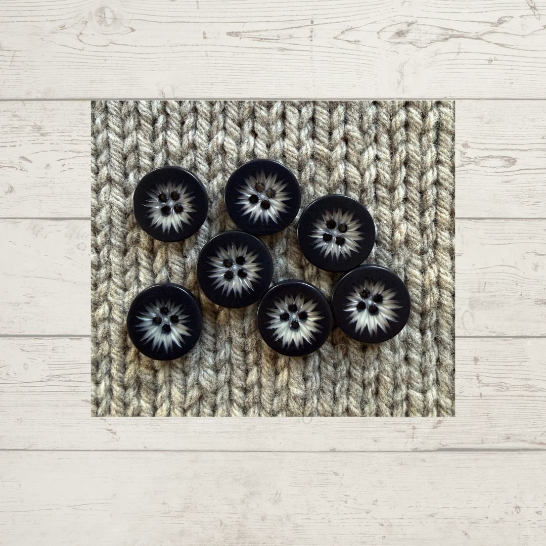 Flower Corozo Button