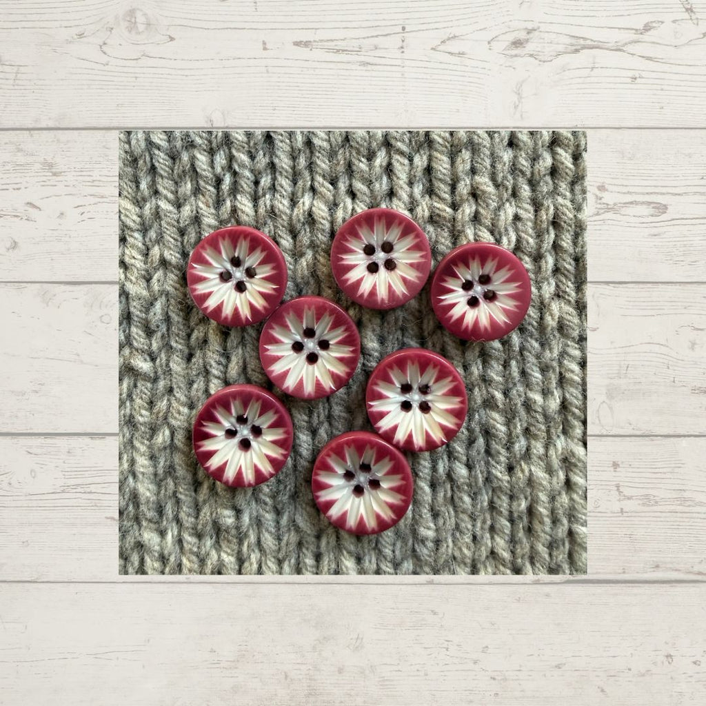 Flower Corozo Button