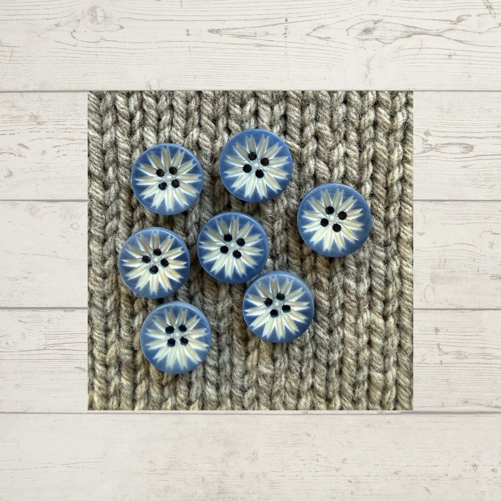 Flower Corozo Button