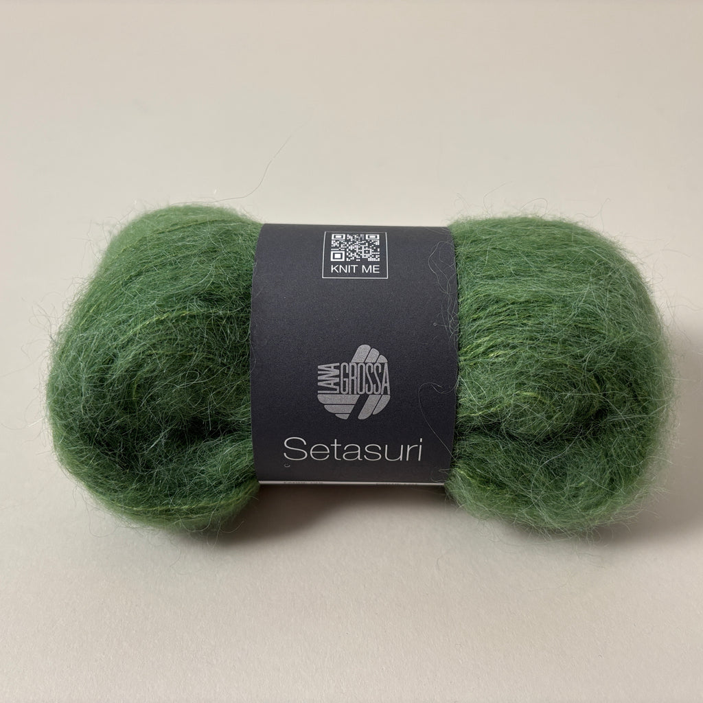 Lana Grossa Setasuri yarn in Moss