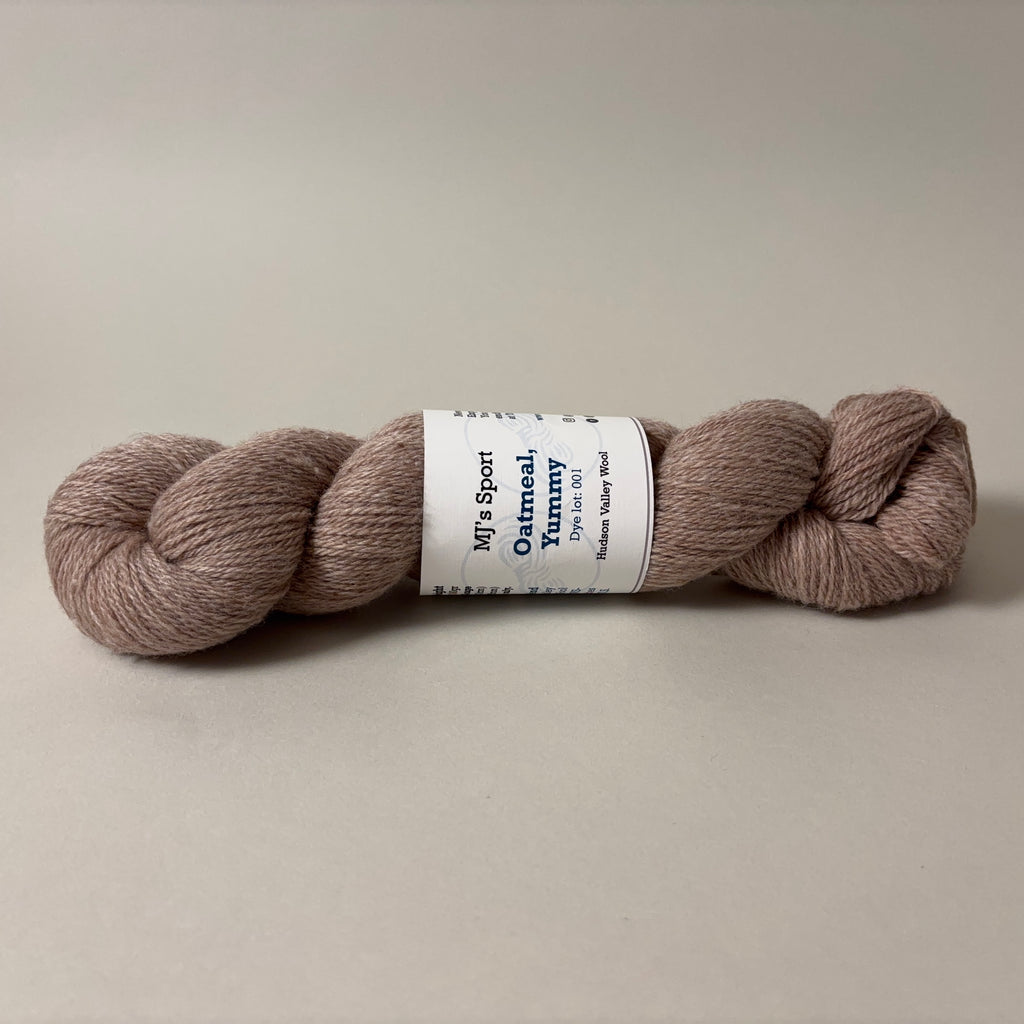 The Endless Skein MJ's Sport yarn in Oatmeal Yummy