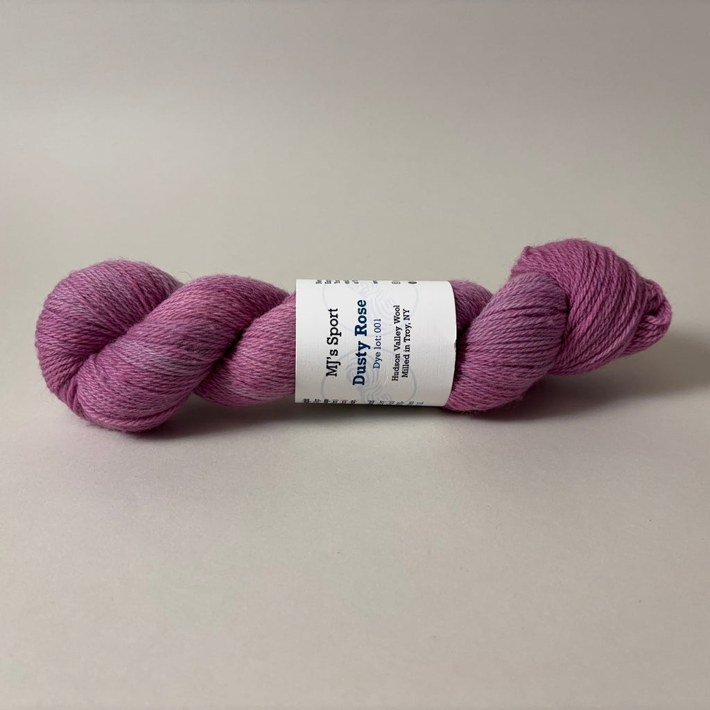 The Endless Skein MJ's Sport yarn in Dusty Rose
