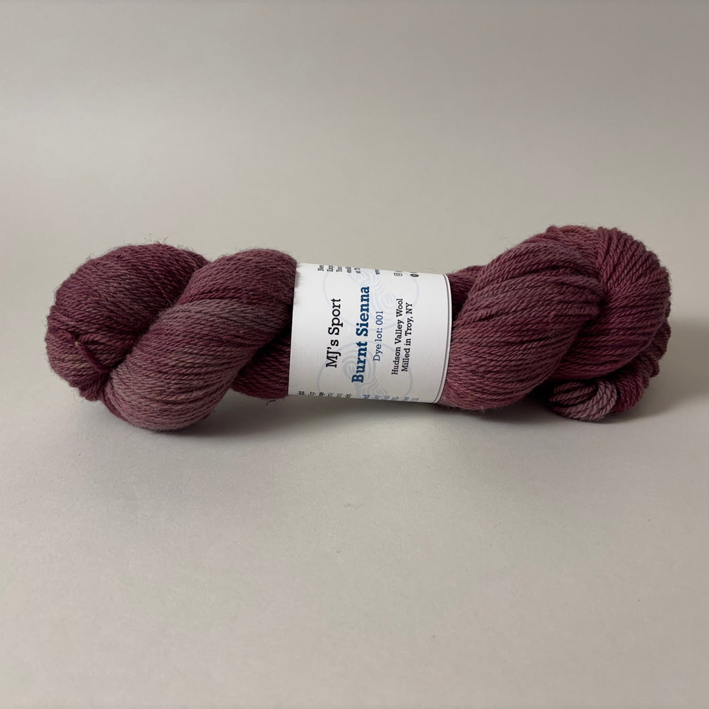 The Endless Skein MJ's Sport yarn in Burnt Sienna