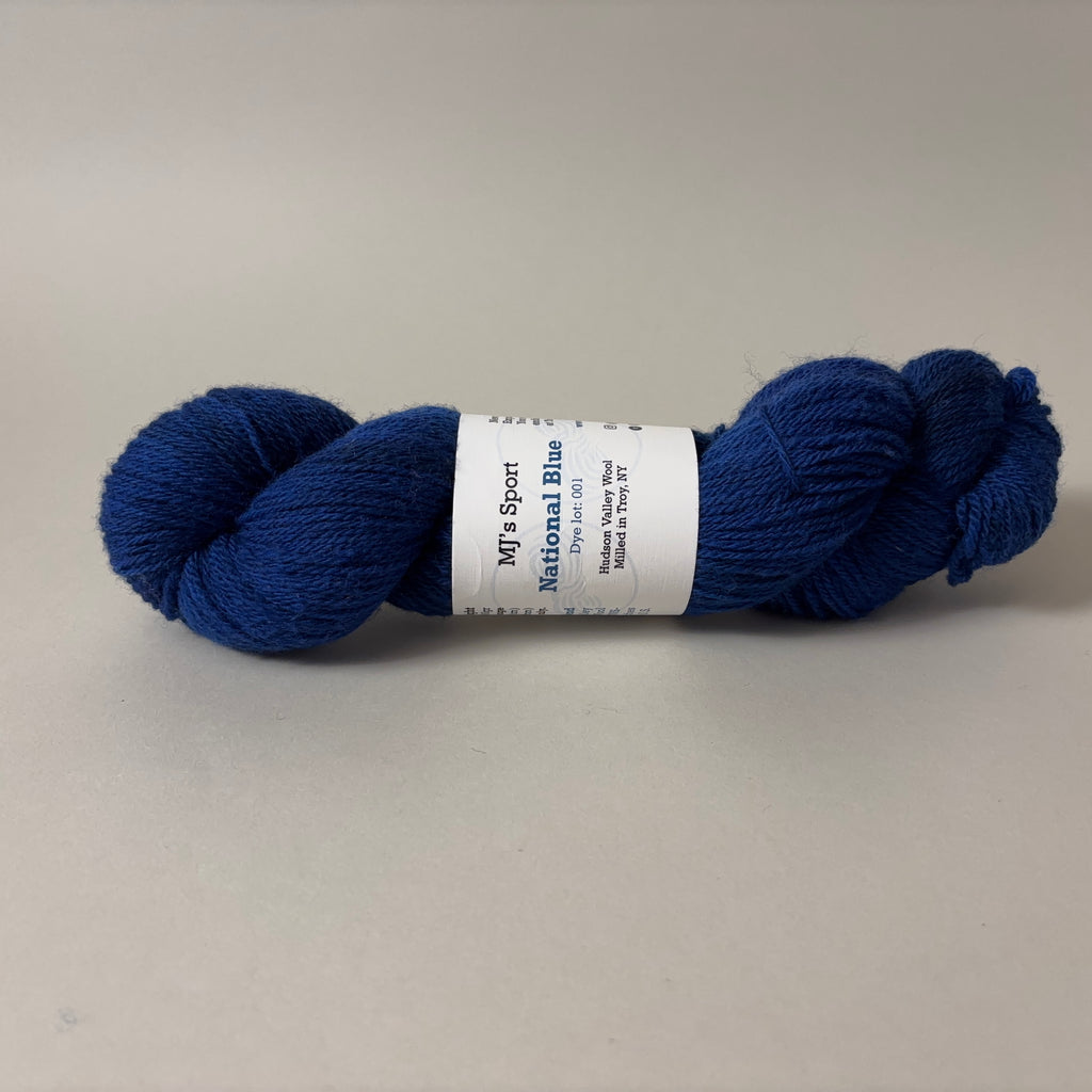 The Endless Skein MJ's Sport yarn in National Blue