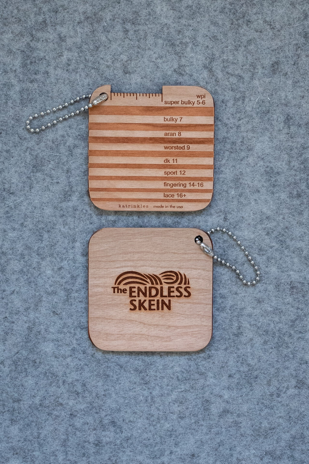 Wraps Per Inch / Yarn Weight Gauge Mini Tool by Katrinkles