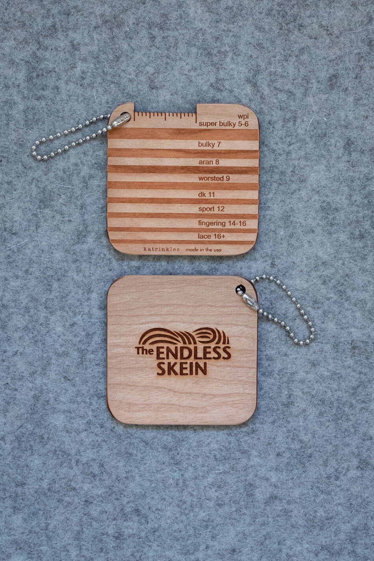 Wraps Per Inch / Yarn Weight Gauge Mini Tool by Katrinkles