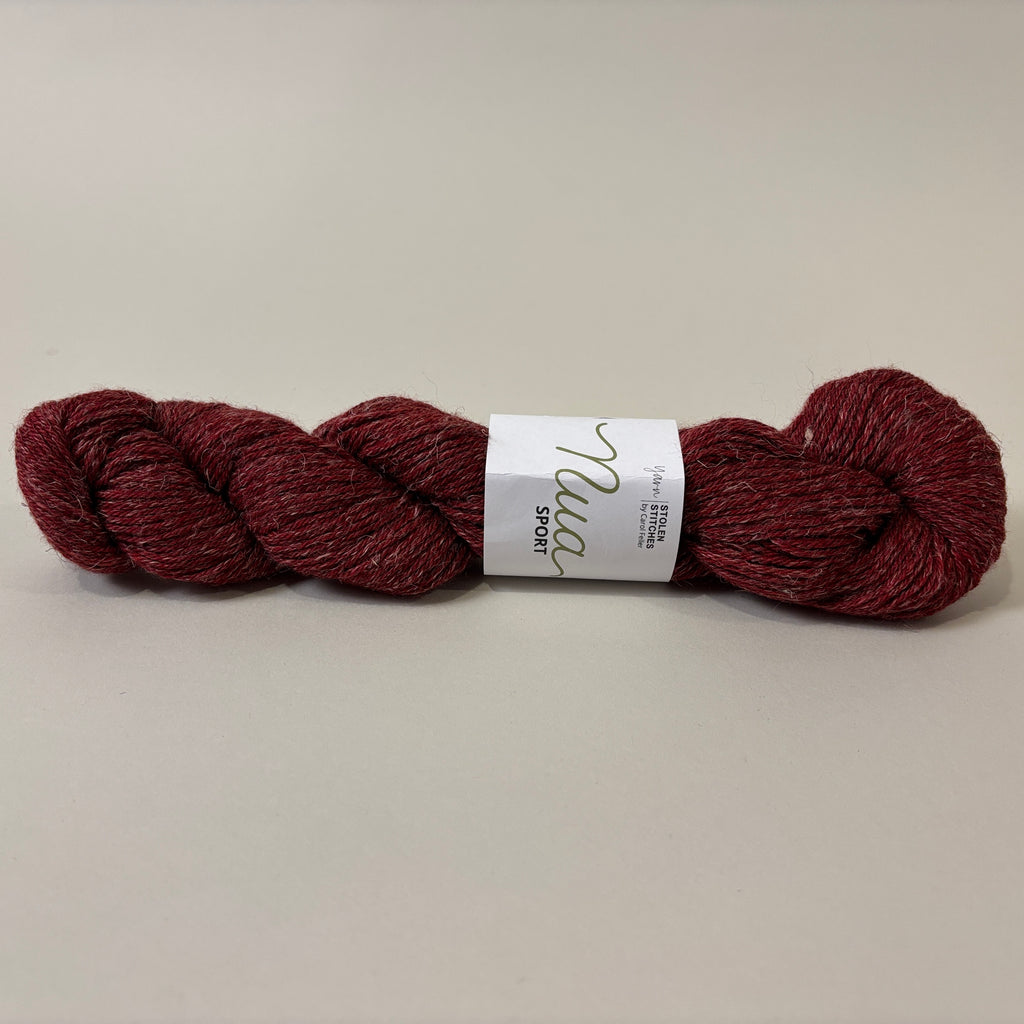 Stolen Stitches Nua Sport yarn in Angry Monkey 9807