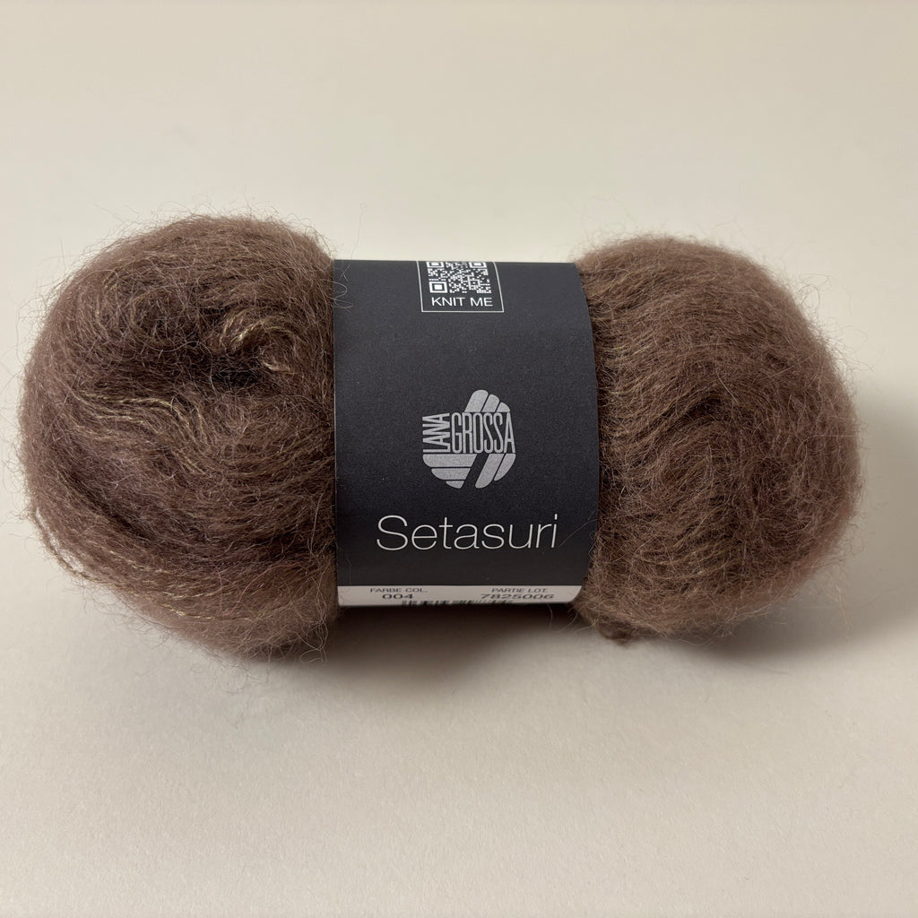 Lana Grossa Setasuri yarn in Taupe