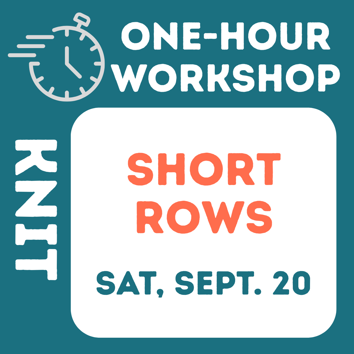 One Hour Workshops