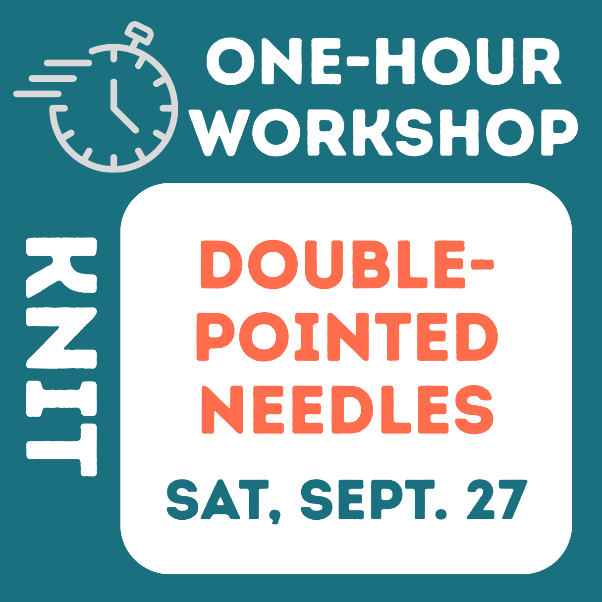 One Hour Workshops