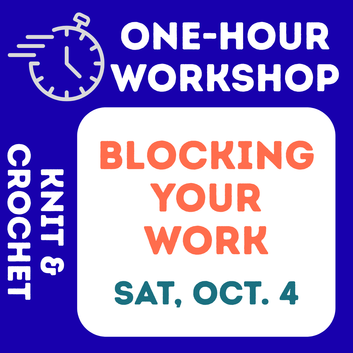 One Hour Workshops