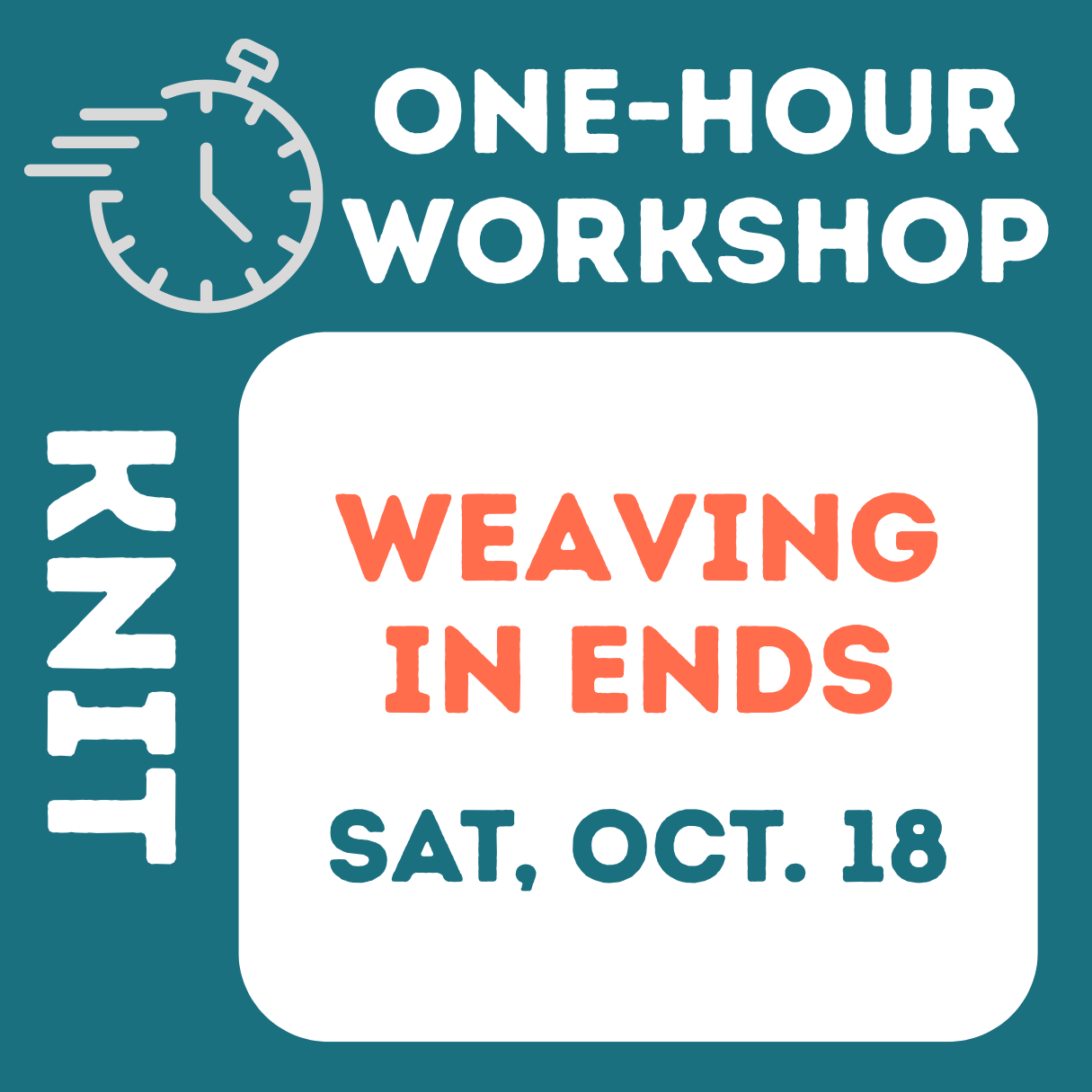 One Hour Workshops