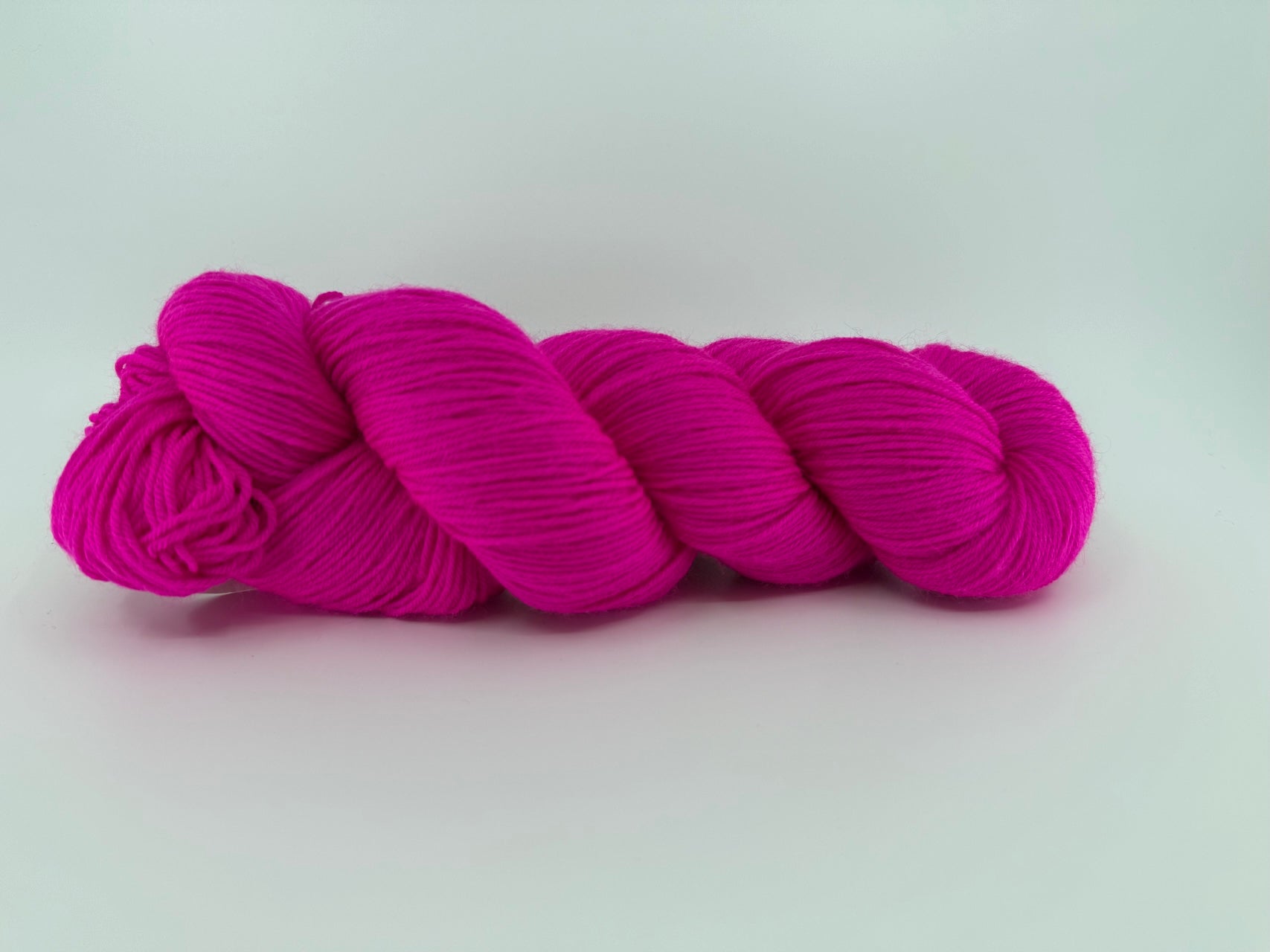 A skein of Cascade Heritage yarn