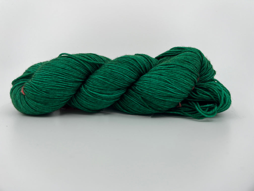 A skein of Malabrigo Ultimate Sock yarn