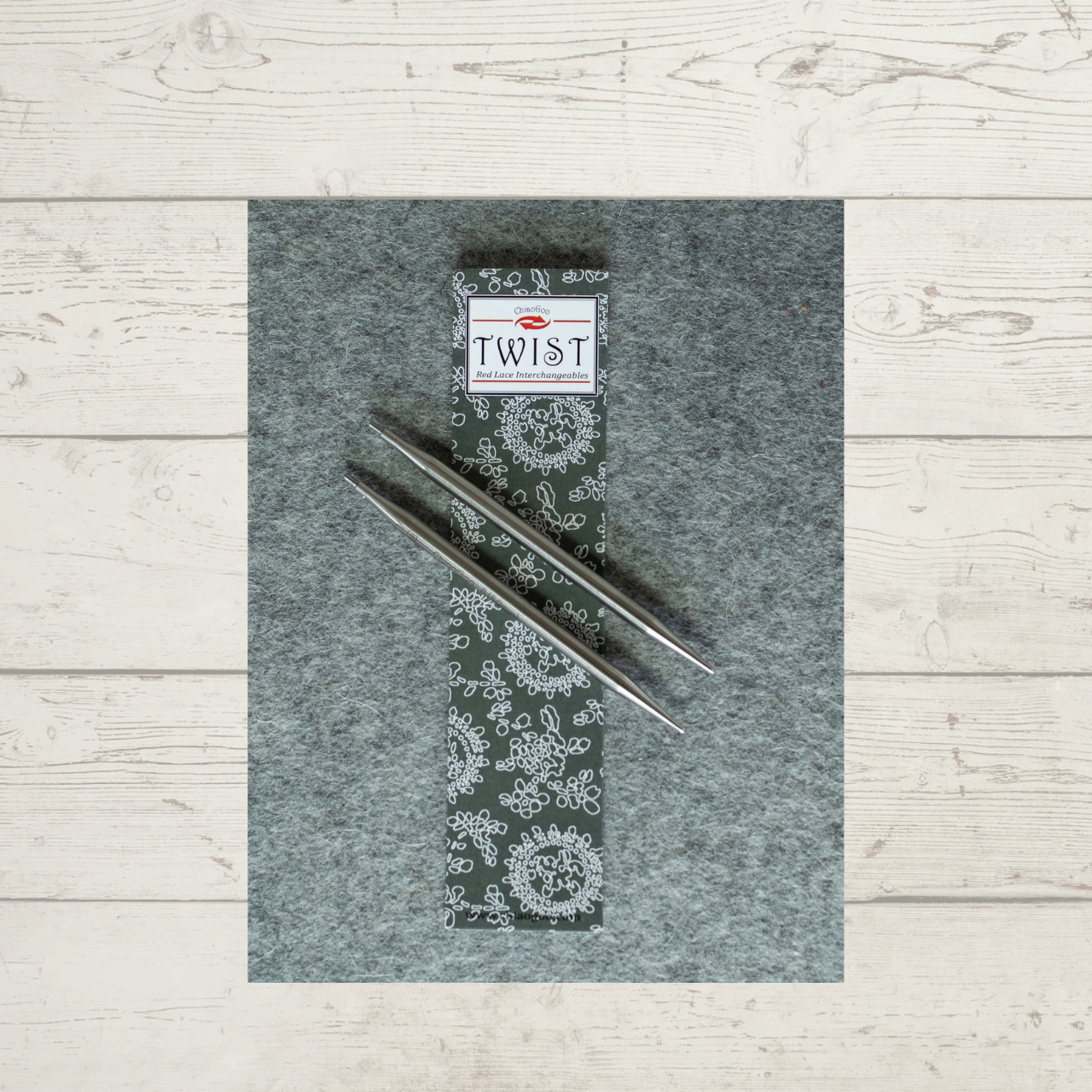 ChiaoGoo SS Red Lace 4" Interchangeable Knitting Needle Tips