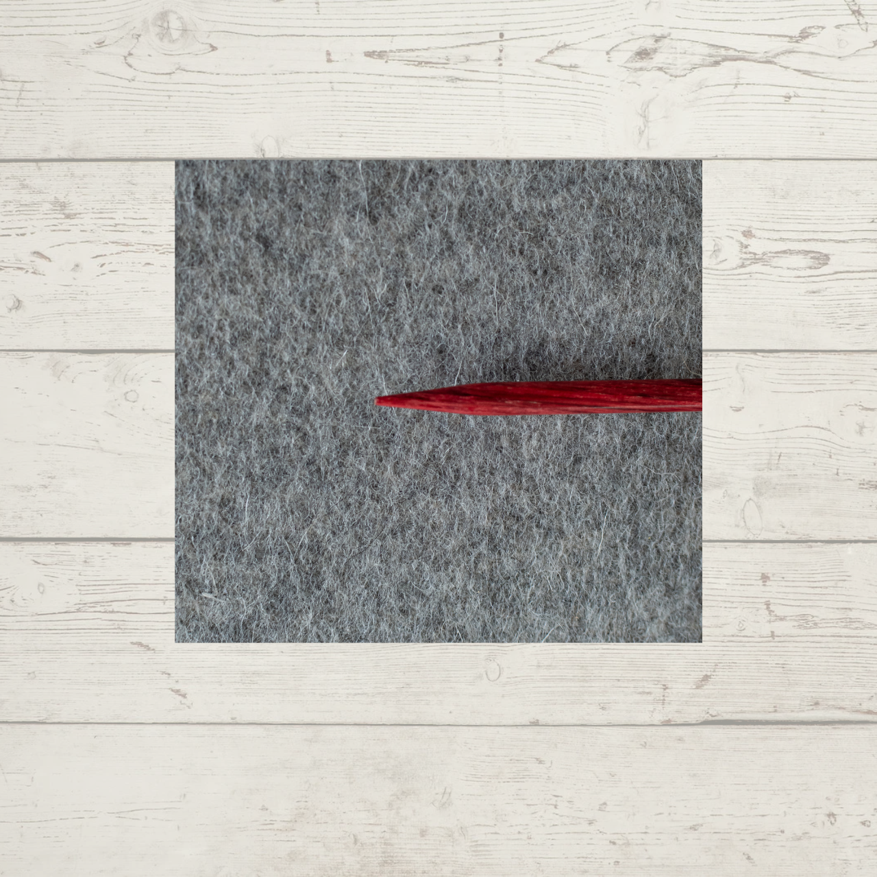 Knitters Pride Dreamz 40" Circular Knitting Needle -- closeup of tip