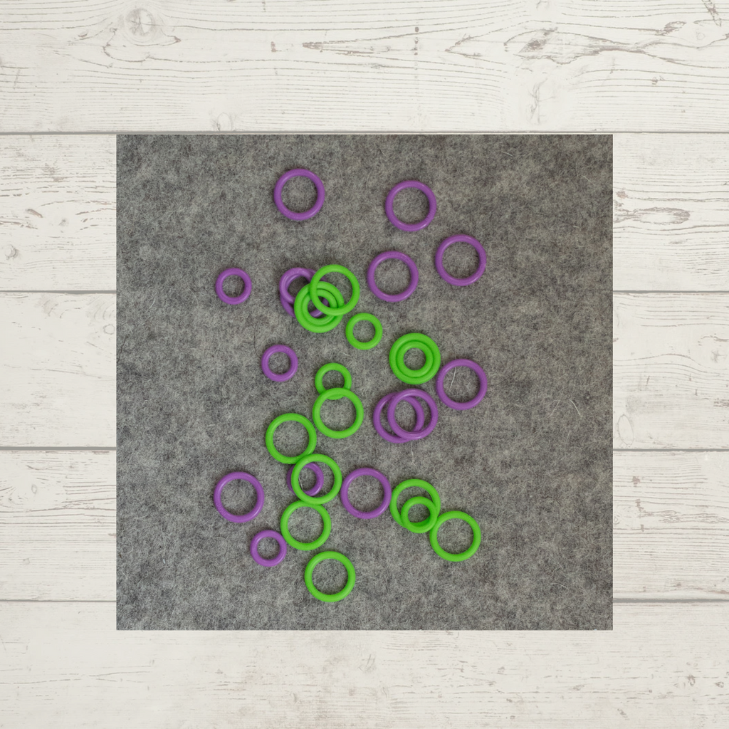 Clover Soft Ring Stitch Markers