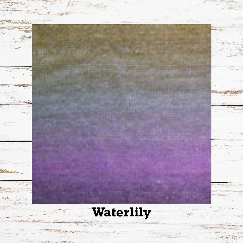 Waterlily gradient colorway