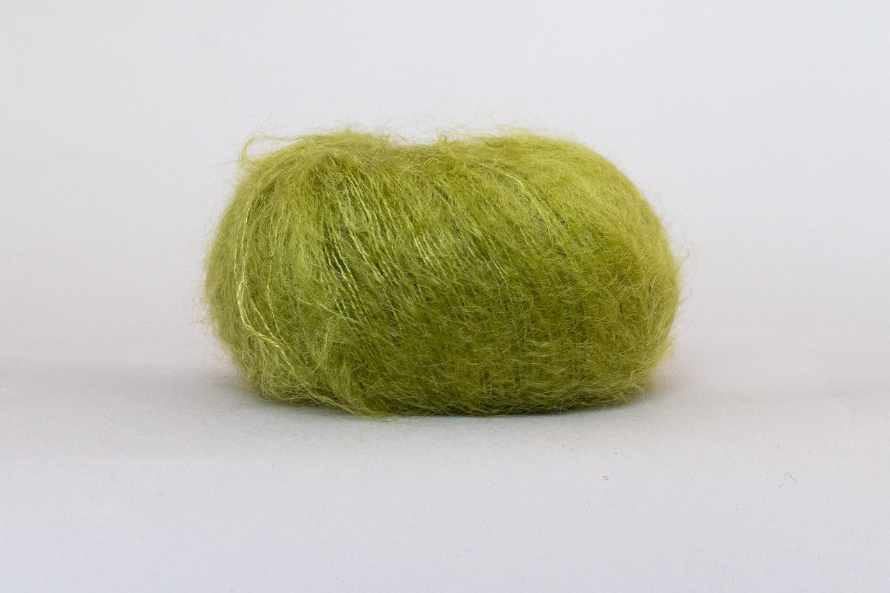 Ball of Lang Mohair Luxe yarn