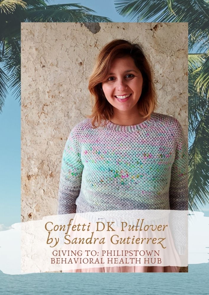 Confetti DK Pullover by Sandra Gutierrez