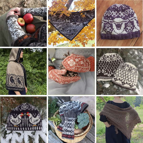 Knitwear designs by Mona Zillah